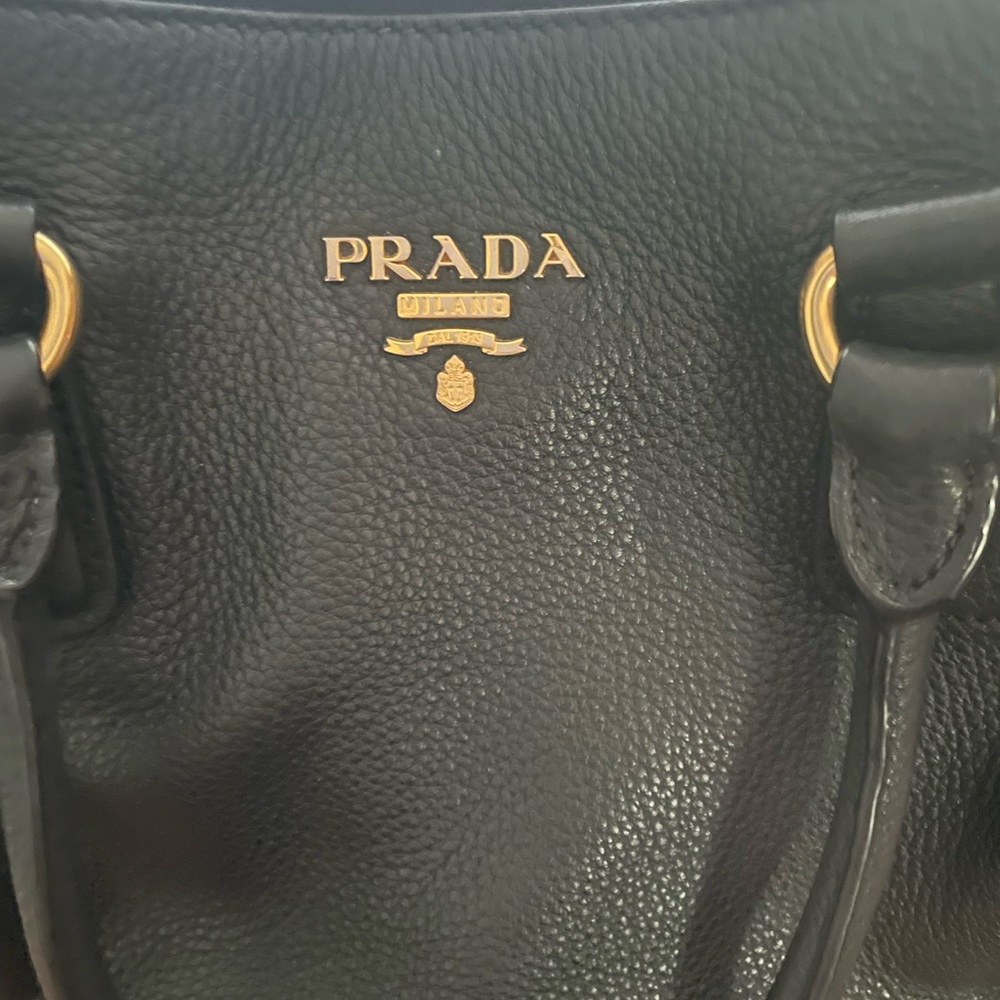 Prada Black Leather Handbag